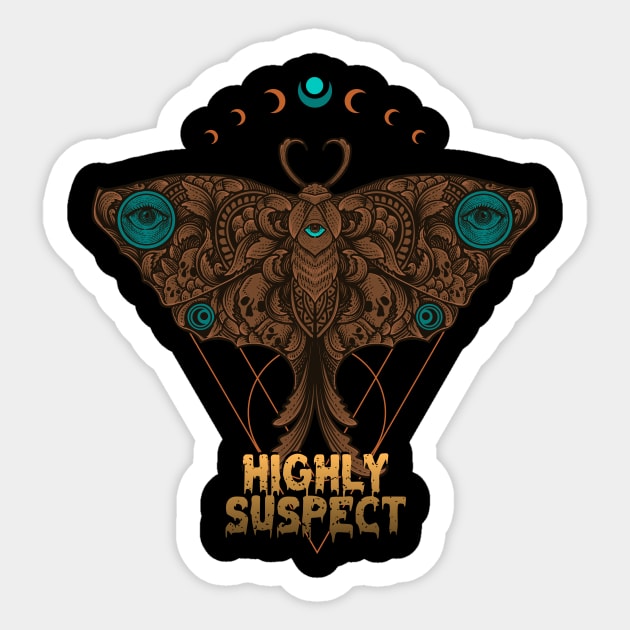 Butterfly Vintage (highly suspect) Sticker by wide xstreet